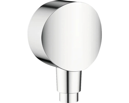 Coude de raccordement mural hansgrohe FixFit S 1/2 pouce chrome brillant 26453000 Poignée de robinet en métal