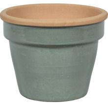 Pot de fleurs en terre cuite grise pour le jardin