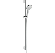 Brausegarnitur hansgrohe Croma Select S Multi Shower chrom weiß glänzend Brausestangenlänge 959 mm 26570400