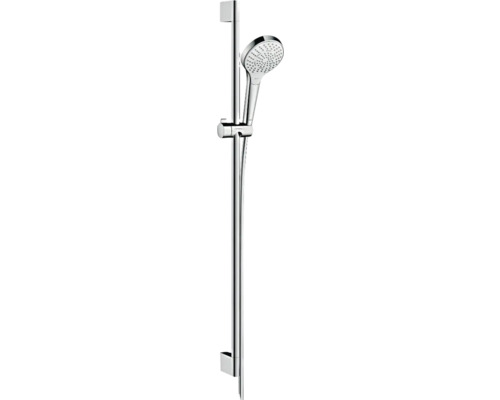 Ensemble barre de douche hansgrohe Croma Select S Multi Shower chrome blanc brillant longueur de barre 959 mm 26570400