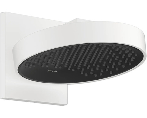 Kopfbrause hansgrohe Rainfinity 250 1jet rund Ø 250 mm mit Wandanschluss weiß matt 26226700