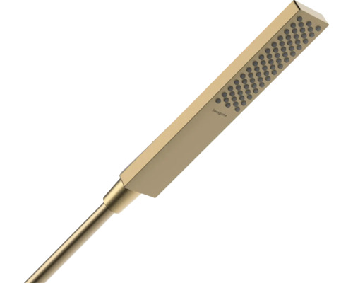 Stabhandbrause hansgrohe Pulsify E 100 1jet EcoSmart+ eckig 26 x 40 mm brushed bronze 24320140