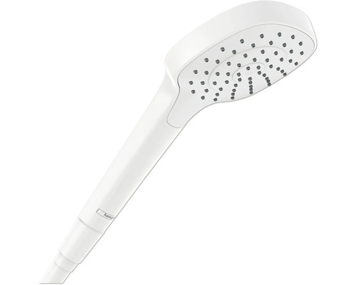 Douchette hansgrohe Croma E 110 1jet EcoSmart carrée 185 x 110 mm blanc mat 26815700 Douchette hansgrohe Croma E 110 1jet EcoSmart carrée 185 x 110 mm blanc mat 26815700