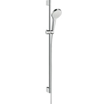 Brausegarnitur hansgrohe Croma Select S 1jet EcoSmart chrom weiß glänzend Brausestangenlänge 959 mm 26575400