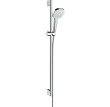 Brausegarnitur hansgrohe Croma Select E Vario chrom weiß glänzend Brausestangenlänge 959 mm 26592400