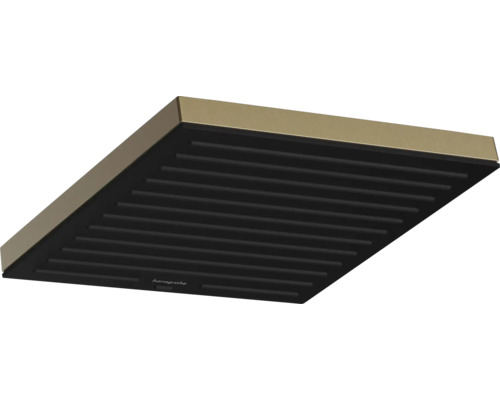 Kopfbrause hansgrohe Pulsify E 260 1jet EcoSmart+ eckig 260 x 260 mm brushed bronze gebürstet 24333140