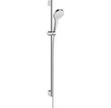 Brausegarnitur hansgrohe Croma Select S 110 1jet chrom weiß glänzend Brausestangenlänge 959 mm 26574400