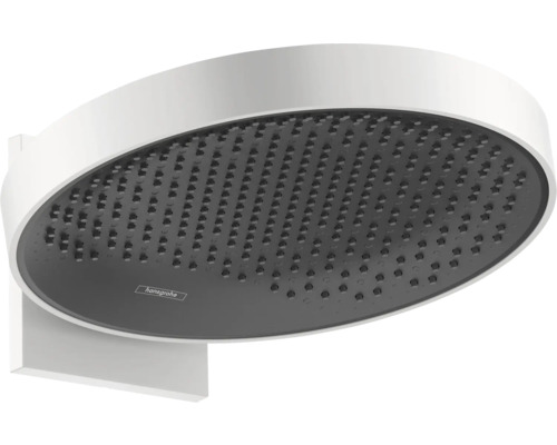 Kopfbrause hansgrohe Rainfinity 360 1jet rund Ø 360 mm mit Wandanschluss weiß matt 26230700