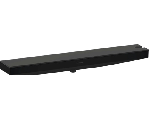 hansgrohe Rainfinit yWandanschluss Porter 500 mit Brausehalter rechts und Duschablage schwarz matt 26858670