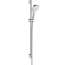Brausegarnitur hansgrohe Croma Select E 110 1jet chrom weiß glänzend Brausestangenlänge 959 mm 26594400