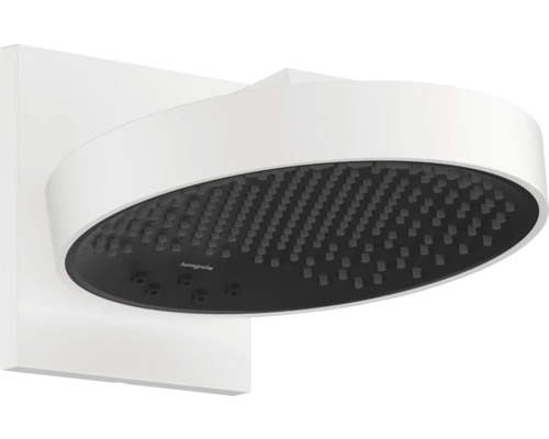 Kopfbrause hansgrohe Rainfinity 250 3jet rund Ø 250 mm mit Wandanschluss weiß matt 26233700