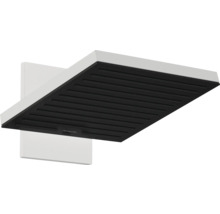 Pommeau de douche hansgrohe Pulsify E 260 2jet carré 284 x 260 mm avec raccordement mural blanc mat 24350700