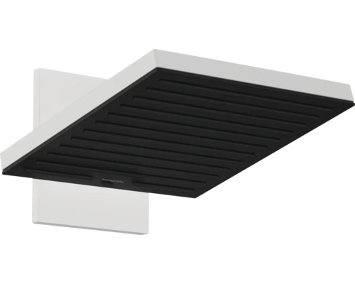 Kopfbrause hansgrohe Pulsify E 260 2jet eckig 284 x 260 mm mit Wandanschluss weiß matt 24350700