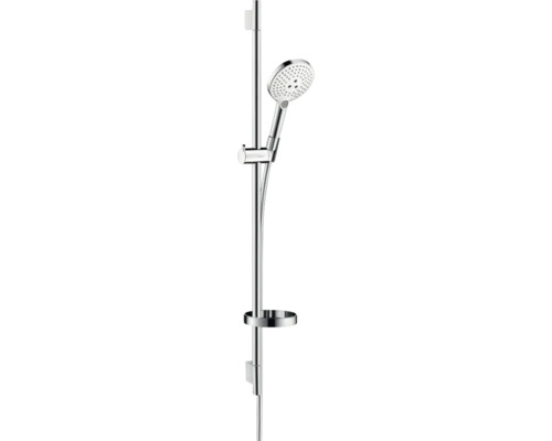 Brausegarnitur hansgrohe Raindance Select S 120 3jet chrom weiß glänzend Brausestangenlänge 1008 mm 26631400 Brausegarnitur hansgrohe Raindance Select S 120 3jet chrom weiß glänzend Brausestangenlänge 1008 mm 26631400