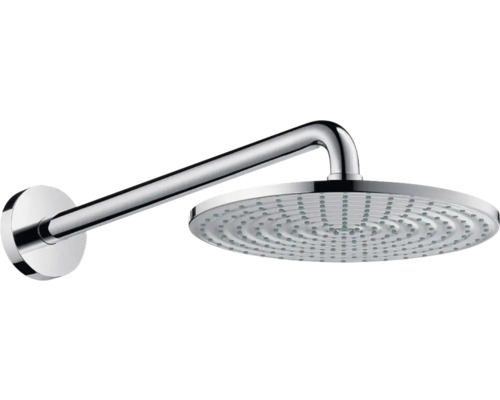 Set de pommeau de douche hansgrohe Raindance S 240 1jet EcoSmart rond Ø 240 mm avec bras de douche chrome 27461000