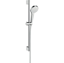 Brausegarnitur hansgrohe Croma Select S 110 1jet chrom weiß glänzend Brausestangenlänge 669 mm 26564400