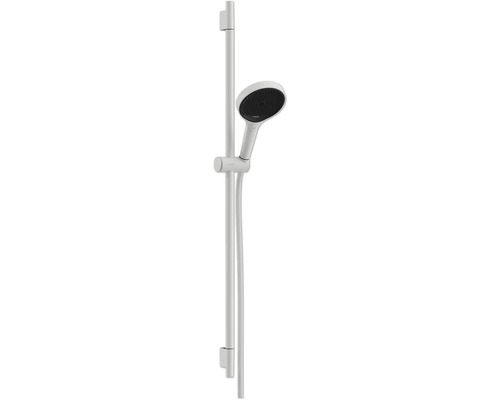 Brausegarnitur hansgrohe Rainfinity S Puro 130 3jet weiß matt Brausestangenlänge 1008 mm 28743700 Brausegarnitur hansgrohe Rainfinity S Puro 130 3jet weiß matt Brausestangenlänge 1008 mm 28743700