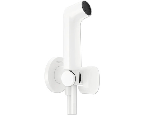 hansgrohe Bidetbrauseset Bidette 1jet S EcoSmart für Kaltwasser mit Brausehalter und Brauseschlauch 125 cm weiß matt 29230700 hansgrohe Bidetbrauseset Bidette 1jet S EcoSmart für Kaltwasser mit Brausehalter und Brauseschlauch 125 cm weiß matt 29230700