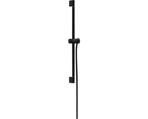 Brausestange hansgrohe Unica Pulsify S schwarz matt Brausestangenlänge 669 mm mit Isiflex Brauseschlauch 1600 mm 24400670