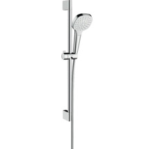 Brausegarnitur hansgrohe Croma Select E 110 1jet chrom weiß glänzend Brausestangenlänge 669 mm 26584400