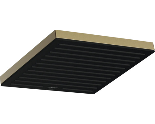 Kopfbrause hansgrohe Pulsify E 260 1jet EcoSmart eckig 260 x 260 mm brushed bronze gebürstet 24331140