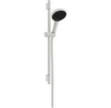 Brausegarnitur hansgrohe Rainfinity S Puro 130 3jet EcoSmart weiß matt Brausestangenlänge 720 mm 28746700