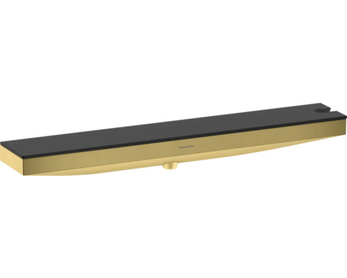 hansgrohe Rainfinit yWandanschluss Porter 500 mit Brausehalter rechts und Duschablage polished gold optik 26858990