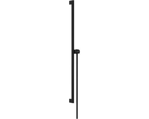 Brausestange hansgrohe Unica S Puro schwarz matt Brausestangenlänge 950 mm mit Isiflex Brauseschlauch 1600 mm 24405670