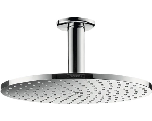 Kit pomme haute hansgrohe Raindance S 240 1jet rond Ø 240 mm avec raccord au plafond chrome 27620000