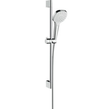 Brausegarnitur hansgrohe Croma Select E 1jet EcoSmart chrom weiß glänzend Brausestangenlänge 669 mm 26585400