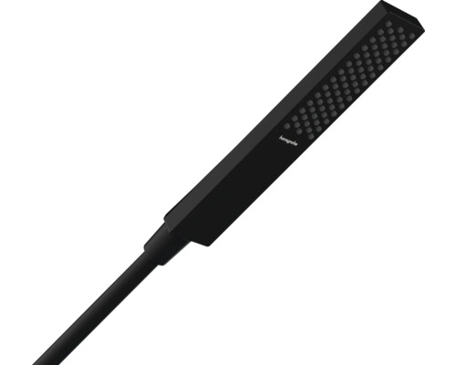 Stabhandbrause hansgrohe Pulsify E 100 1jet EcoSmart+ eckig 26 x 40 mm schwarz matt 24321670