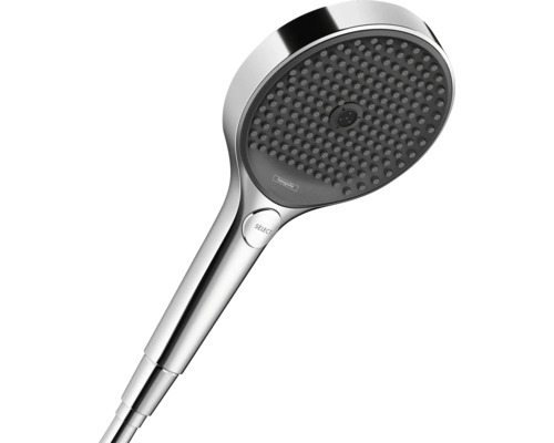 Handbrause hansgrohe Rainfinity 130 3jet EcoSmart rund Ø 130 mm chrom 26865000 Handbrause mit Select Taste