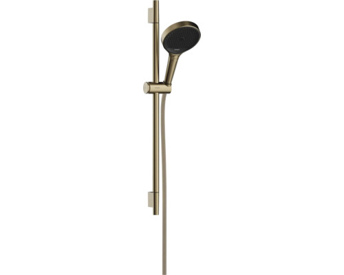 Brausegarnitur hansgrohe Rainfinity S Puro 130 3jet brushed bronze gebürstet Brausestangenlänge 720 mm 28745140 Brausegarnitur hansgrohe Rainfinity S Puro 130 3jet brushed bronze gebürstet Brausestangenlänge 720 mm 28745140