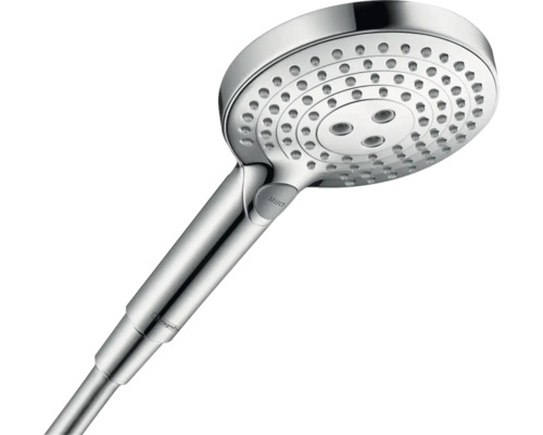 Handbrause hansgrohe Raindance Select S 120 3jet PowderRain EcoSmart rund Ø 130 mm chrom 26515000