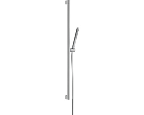 Brausegarnitur hansgrohe Pulsify S 100 1jet EcoSmart+ chrom glänzend Brausestangenlänge 950 mm 24383000 Brausegarnitur hansgrohe Pulsify S 100 1jet EcoSmart+ chrom glänzend Brausestangenlänge 950 mm 24383000