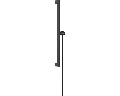 Brausestange hansgrohe Unica E Puro schwarz matt Brausestangenlänge 663 mm mit Isiflex Brauseschlauch 1600 mm 24404670