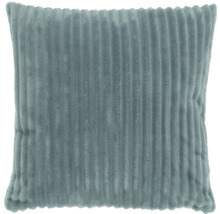 Coussin avec texture de velours côtelé
