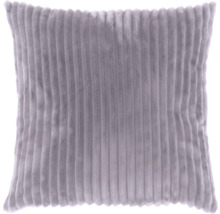 Coussin carré en velours côtelé