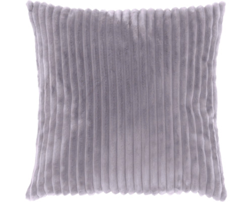 Coussin carré en velours côtelé