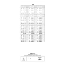 Kalender mit Monatsübersicht für das Jahr 2026