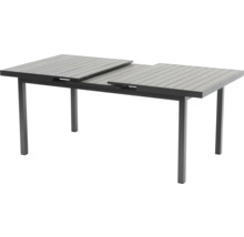 Table de jardin extensible avec structure à lattes