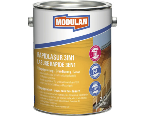 Lasure express MODULAN 3en1 FS teck 2,5 l
