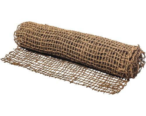 Tapis de bassin tapis de plantation Heissner , 5 x 1m (1 pièce = un rouleau de 5m) Tapis de noix de coco en rouleau pour le jardin