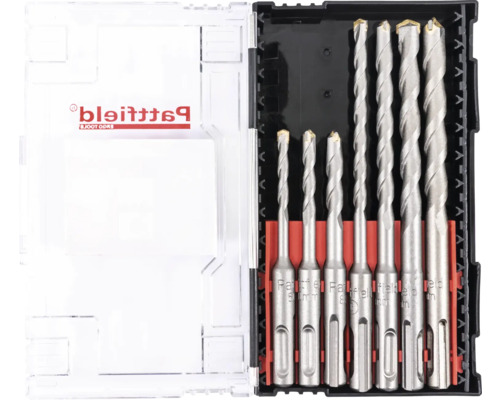 Jeu de forets à béton Patfield dans une boîte de rangement