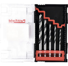 Forstnerbohrer Set in einer transparenten Kunststoffbox