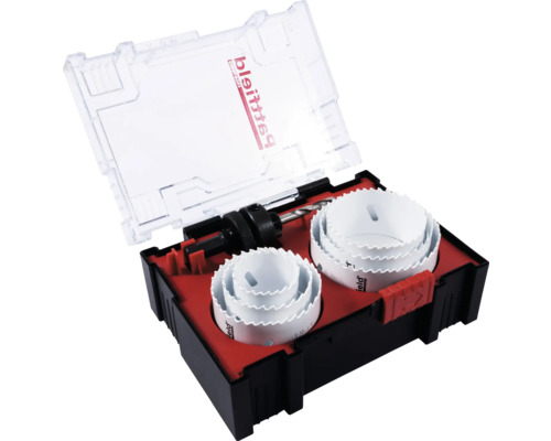 Kit de scies cloche Pattfield 8 pces, bi-métal Ø 40-86mm