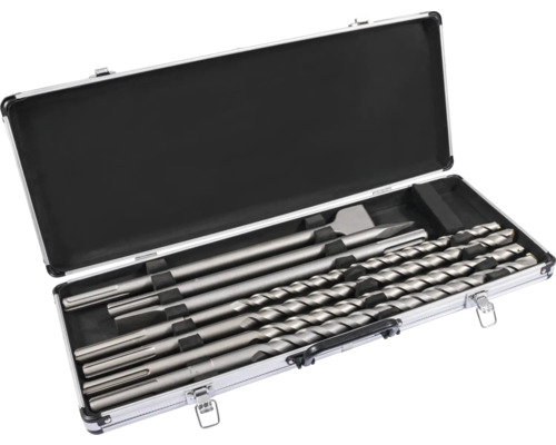 Kit de forets/burins Pattfield SDS-Max 7 pces