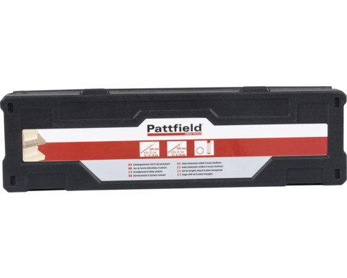 Pattfield Jeu de forets hélicoïdaux six pièces dans une mallette