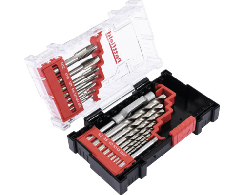Jeu d'outils à fileter HSS Pattfield 15 pièces