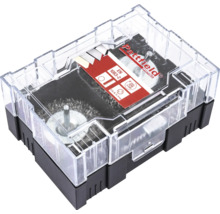Pattfield CH40 Werkzeug-Drahtbürsten-Set in transparenter Kunststoffbox